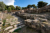 The Royal Villa of Aya Tridha. The ramp that runs beneath the north side of the villa called 'Rampa al Mare'. 